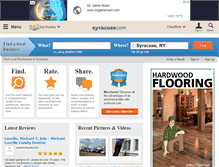 Tablet Screenshot of businessfinder.syracuse.com